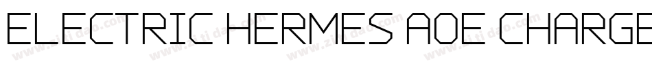 Electric Hermes AOE Charge字体转换